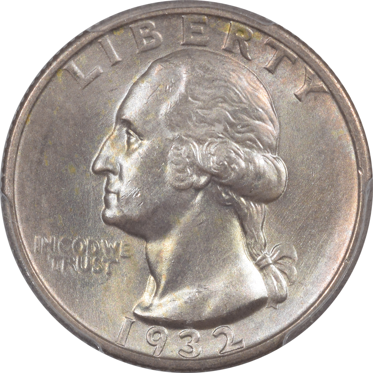 Download 1932-S WASHINGTON QUARTER PCGS MS-64, PRETTY COLOR, KEY DATE! - The Reeded Edge, Inc