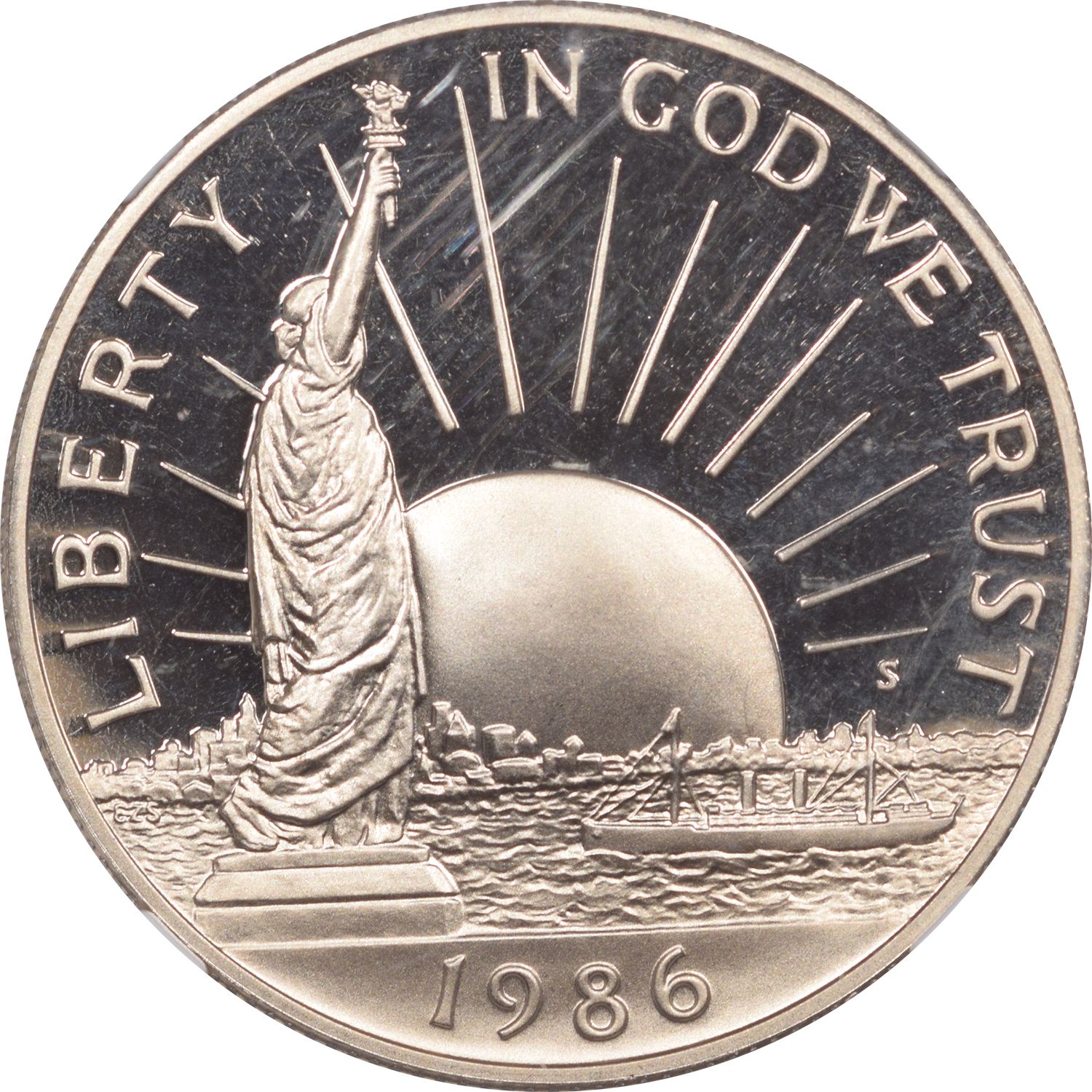 us liberty coins 1986 half dollar proof 2 coins