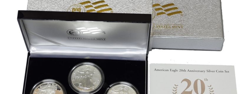 American Silver Eagles 2011 AMERICAN SILVER EAGLE, 25th ANNIVERSARY SET – NGC MS-69 EARLY RELEASES