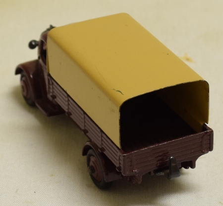 Dinky 1950 DINKY #30S AUSTIN COVERED WAGON, MAROON/CREAM CAT $150 EXC+ CONDITION