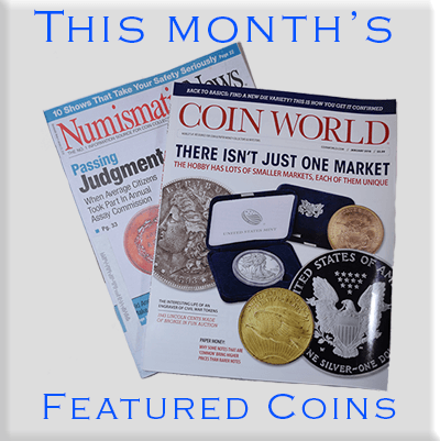 Coin World/Numismatic News Featured Coins