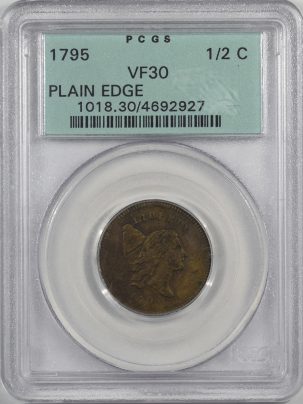 1795-H1C-PLAIN-EDGE-PCGS-VF30-927-1