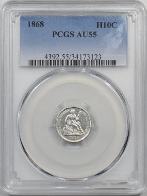 1868-H10C-PCGS-AU55-123-1