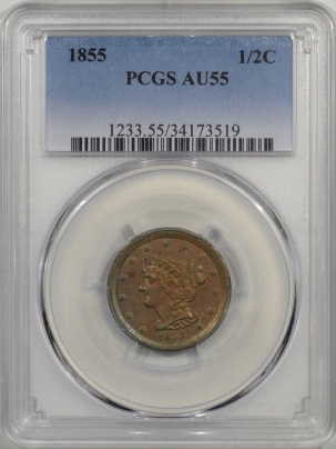 1855-H1C-PCGS-AU55-519-1