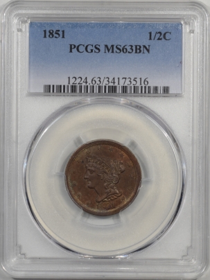 1851-H1C-PCGS-MS63BN-516-1