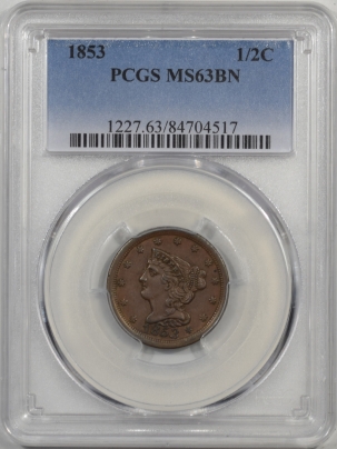 1853-H1C-PCGS-MS63BN-517-1