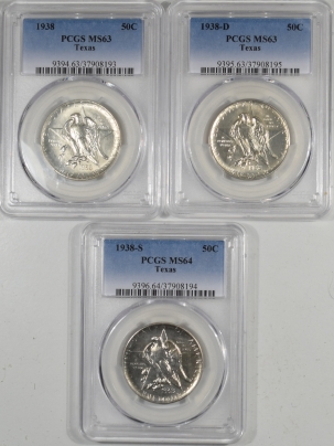 1938-PDS-TEXAS-50C-PCGS-MS-SET-1