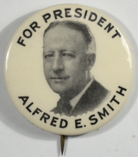 Other Collectibles 1928 RARE AL SMITH 1 1/2” PICTORIAL FOR PRESIDENT CAMPAIGN BUTTON MINT