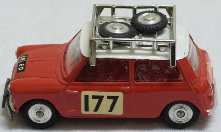 Vintage Diecast Toys CORGI #339 1967 MONTE-CARLO MINI COOPER S, NEAR-MINT W/ VG/EXC CORRECT BOX
