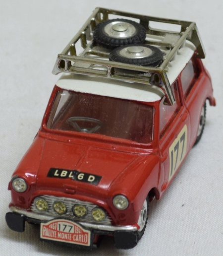 Vintage Diecast Toys CORGI #339 1966 MONTE-CARLO MINI COOPER S, NEAR-MINT W/ VG/EXC CORRECT BOX