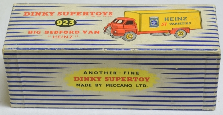 Dinky DINKY #923 BIG BEDFORD VAN HEINZ W/ BAKED BEAN CAN, NEAR MINT, EXC ORIGINAL BOX!