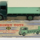 Dinky DINKY #905 FODEN FLAT TRUCK WITH CHAINS, RED W/ FAWN BED, EXC MODEL W/ EXC BOX!