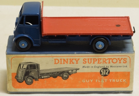 Dinky DINKY 512 GUY FLAT TRUCK, EXCELLENT MODEL W/ VG BOX!