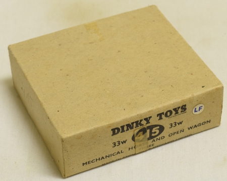 Dinky DINKY 415 MECHANICAL HORSE/ WAGON, NEAR-MINT MODEL W/ BOXED MODEL & EMPTY BOX!