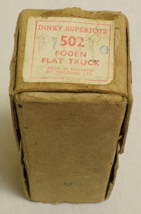 Dinky DINKY 502 FODEN FLAT TRUCK, VG/EXCELLENT MODEL W/ VG BOX!