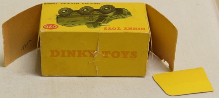Dinky DINKY 676 ARMOURED PERSONNEL CARRIER, NEAR-MINT MODEL W/ FAIR/POOR BOX!
