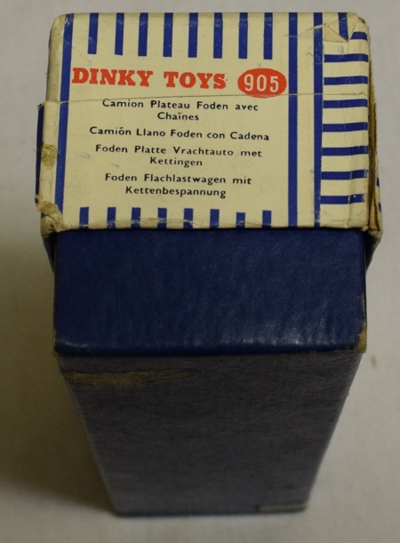 Dinky DINKY 905 FODEN FLAT TRUCK W/ CHAINS, EXCELLENT MODEL W/ VG BOX!