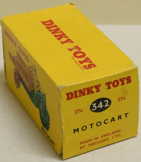 Dinky DINKY 342 MOTOCART, NEAR-MINT MODEL W/ VG BOX!