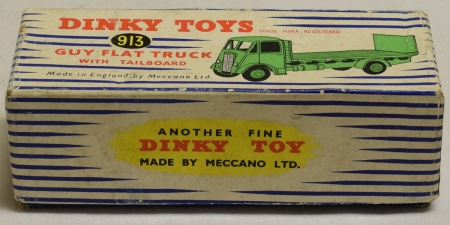 Dinky DINKY 913 GUY FLAT TRUCK WITH TAILBOARD, NEAR-MINT MODEL W/ VG BOX!