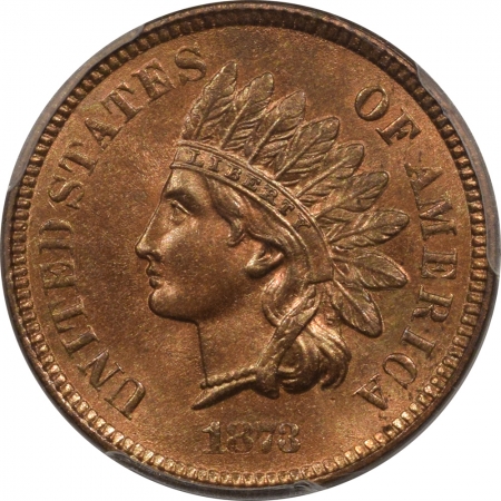 New Certified Coins 1873 INDIAN CENT – CLOSED 3 – PCGS MS-65+ RB LOOKS RED, PQ++ & CAC APPROVED!