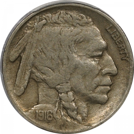 New Certified Coins 1916 BUFFALO NICKEL – 2 FEATHERS FS-402 – PCGS VF-30