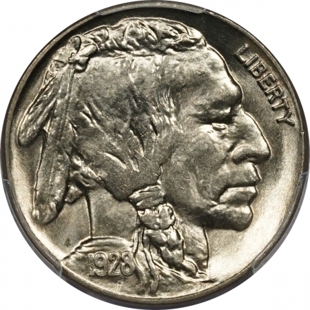 New Certified Coins 1928 BUFFALO NICKEL – PCGS MS-64
