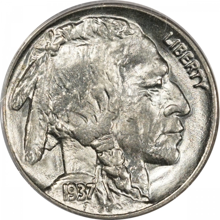 New Certified Coins 1937 BUFFALO NICKEL – ANACS MS-65