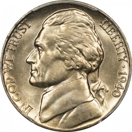 New Certified Coins 1940-D JEFFERSON NICKEL – PCGS MS-66 FS
