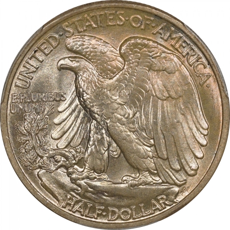 New Certified Coins 1942 WALKING LIBERTY HALF DOLLAR – PCGS MS-64 PRETTY!