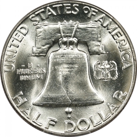 New Certified Coins 1950 FRANKLIN HALF DOLLAR – PCGS MS-65 FBL BLAST WHITE!