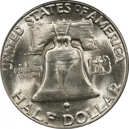 New Certified Coins 1952 FRANKLIN HALF DOLLAR – PCGS MS-65 FBL WHITE GEM!