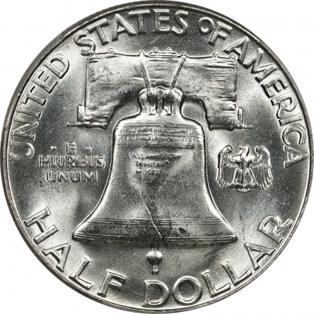 New Certified Coins 1953 FRANKLIN HALF DOLLAR – PCGS MS-64 BLAST WHITE!