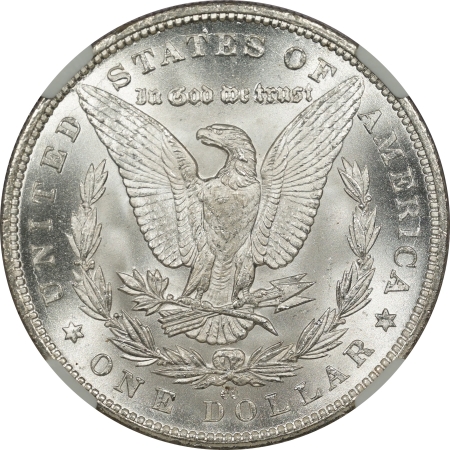 New Certified Coins 1880-CC MORGAN DOLLAR VAM 9 TOP 100 – NGC MS-64, 8/LOW 7 DASH