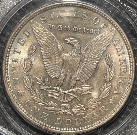 New Certified Coins 1889 MORGAN DOLLAR – PCGS MS-62 ORIGINAL TONED! RATTLER!