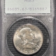 New Certified Coins 1957 FRANKLIN HALF DOLLAR – PCGS MS-64 PREMIUM QUALITY! RATTLER!