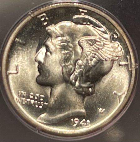 New Certified Coins 1943-S MERCURY DIME – PCGS MS-65 PREMIUM QUALITY! RATTLER!