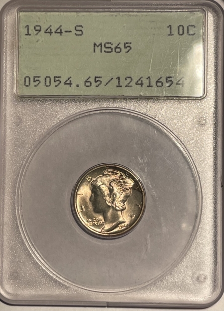 New Certified Coins 1944-S MERCURY DIME – PCGS MS-65, MS-67 QUALITY! PREMIUM QUALITY! RATTLER!