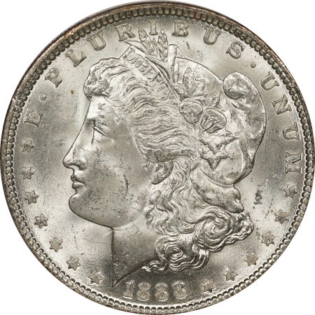 New Certified Coins 1888 MORGAN DOLLAR – PCGS MS-63 LOOKS MS-64+ PREMIUM QUALITY!