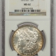 New Certified Coins 1880-CC MORGAN DOLLAR – PCGS AU-55 FRESH, PREMIUM QUALITY & CAC APPROVED!
