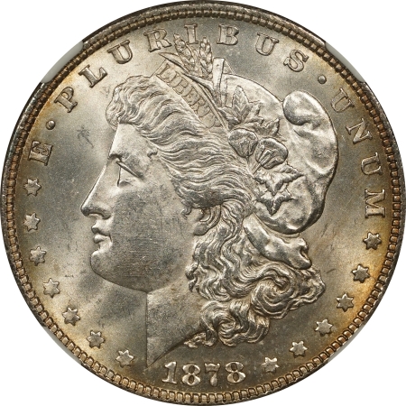 New Certified Coins 1878 8TF MORGAN DOLLAR – NGC MS-62 PREMIUM QUALITY!