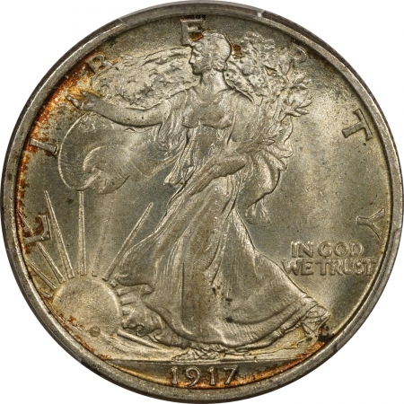 New Certified Coins 1917 WALKING LIBERTY HALF DOLLAR – PCGS MS-65 PREMIUM QUALITY! PRETTY & FRESH!