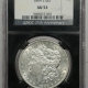 New Certified Coins 1886-O MORGAN DOLLAR – ANACS AU-55, OLD WHITE HOLDER! PREMIUM QUALITY!