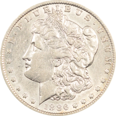 New Certified Coins 1886-O MORGAN DOLLAR – ICG AU-50