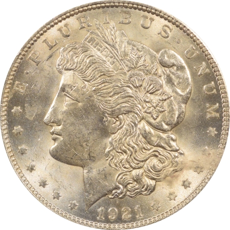 New Certified Coins 1921 MORGAN DOLLAR – NGC BRILLIANT UNCIRCULATED, CHOICE BU!