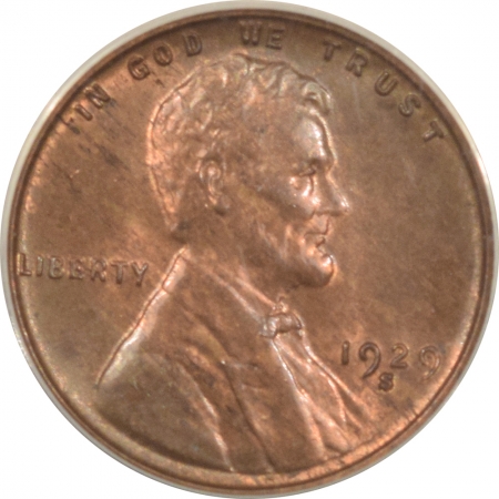 New Certified Coins 1929-S LINCOLN CENT – ANACS MS-65 RB