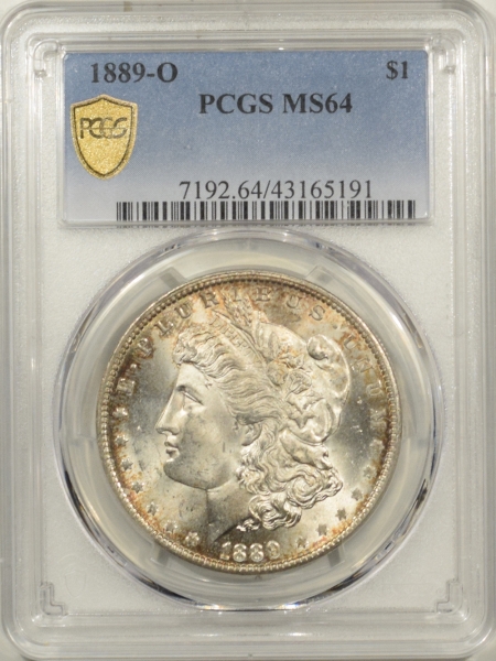 New Certified Coins 1889-O MORGAN DOLLAR – PCGS MS-64 PREMIUM QUALITY!