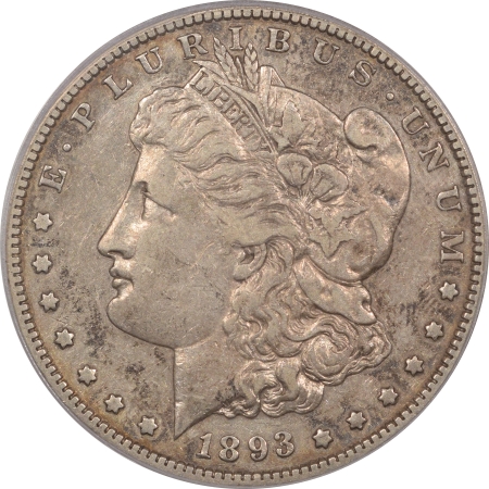 New Certified Coins 1893-S MORGAN DOLLAR – PCGS XF-40 KEY DATE!
