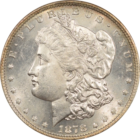 New Certified Coins 1878 8TF MORGAN DOLLAR – VAM 18 – ANACS MS-63 DMPL REVERSE!