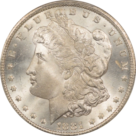 New Certified Coins 1881-CC MORGAN DOLLAR – PCGS MS-66