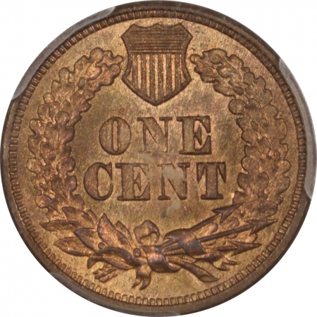 U.S. Certified Coins 1869 INDIAN CENT – PCGS MS-64 RB PREMIUM QUALITY! CAC APPROVED!